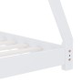 Estructura de cama infantil madera maciza pino blanco 80x160 cm de vidaXL, Cunas y camas para niños - Ref: Foro24-283359, Pre...