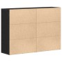 Tableros Lateral con cajón 2 pcs Roble negro 60 x 31 x 84 cm