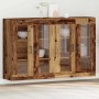 Armario de pared 2 pcs Madera vieja 69.5 x 34 x 90 cm