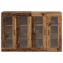 Armario de pared 2 pcs Madera vieja 69.5 x 34 x 90 cm