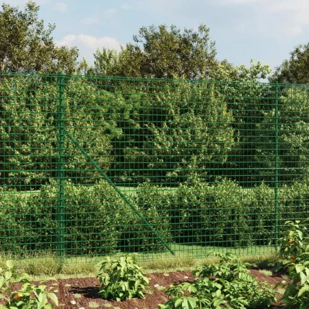 Grüner Zaun aus verzinktem Stahldraht 2,2 x 25 m von vidaXL, Zaunpaneele - Ref: Foro24-154063, Preis: 269,87 €, Rabatt: %