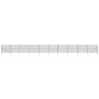 Grüner Zaun aus verzinktem Stahldraht 2,2 x 25 m von vidaXL, Zaunpaneele - Ref: Foro24-154063, Preis: 276,06 €, Rabatt: %