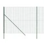 Grüner Zaun aus verzinktem Stahldraht 2,2 x 25 m von vidaXL, Zaunpaneele - Ref: Foro24-154063, Preis: 269,87 €, Rabatt: %
