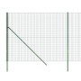 Grüner Zaun aus verzinktem Stahldraht 2,2 x 25 m von vidaXL, Zaunpaneele - Ref: Foro24-154063, Preis: 276,06 €, Rabatt: %