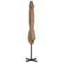 Gartenschirm mit tragbarem taupefarbenem Sockel von vidaXL, Sonnenschirme - Ref: Foro24-276330, Preis: 195,03 €, Rabatt: %