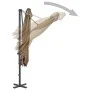 Gartenschirm mit tragbarem taupefarbenem Sockel von vidaXL, Sonnenschirme - Ref: Foro24-276330, Preis: 195,03 €, Rabatt: %