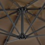Garden umbrella with portable taupe base by vidaXL, Umbrellas - Ref: Foro24-276330, Price: 202,80 €, Discount: %