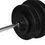 Exercise bench with weight support, dumbbells and dumbbells 60.5 kg by vidaXL, Weight lifting machines - Ref: Foro24-275361, ...