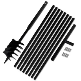 Earth Auger with 180 mm Handle and 9 m Steel Extension Tube by vidaXL, Helical augers - Ref: Foro24-270532, Price: 124,04 €, ...