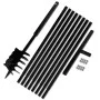 Earth Auger with 180 mm Handle and 9 m Steel Extension Tube by vidaXL, Helical augers - Ref: Foro24-270532, Price: 124,04 €, ...
