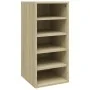 Mueble zapatero madera contrachapada roble Sonoma 31,5x35x70 cm de vidaXL, Zapateros y organizadores de calzado - Ref: Foro24...