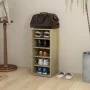 Mueble zapatero madera contrachapada roble Sonoma 31,5x35x70 cm de vidaXL, Zapateros y organizadores de calzado - Ref: Foro24...