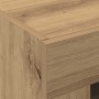 Armario de pared 2 pcs Roble artisan 69.5 x 34 x 90 cm