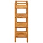 Shoerack with 4 solid oak wood shelves 50x27x80 cm by vidaXL, Shoe racks and shoe organizers - Ref: Foro24-331746, Price: 106...
