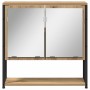 Juego de muebles de baño 2 pcs Marrón 60 x 30 x 60 cm