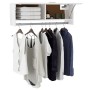 Sperrholzschrank glänzend weiß 100x32,5x35 cm von vidaXL, Kleiderschränke - Ref: Foro24-808239, Preis: 64,93 €, Rabatt: %