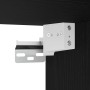 Juego de muebles de baño con puerta 2 pcs Negro 60 x 30 x 60 cm