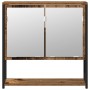 Juego de muebles de baño 2 pcs Marrón 60 x 30 x 60 cm