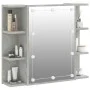 Concrete gray furniture with mirror and LED lights 70x16.5x60 cm by vidaXL, bathroom vanities - Ref: Foro24-808877, Price: 69...