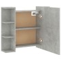 Concrete gray furniture with mirror and LED lights 70x16.5x60 cm by vidaXL, bathroom vanities - Ref: Foro24-808877, Price: 70...