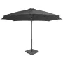 Sombrilla de jardín con base portátil gris antracita de vidaXL, Sombrillas - Ref: Foro24-276333, Precio: 195,00 €, Descuento: %