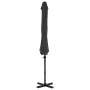 Grau-anthrazitfarbener Gartenschirm mit tragbarer Basis von vidaXL, Sonnenschirme - Ref: Foro24-276333, Preis: 195,04 €, Raba...