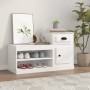 Glossy white plywood shoe cabinet 100x42x60 cm by vidaXL, Shoe racks and shoe organizers - Ref: Foro24-816418, Price: 65,03 €...