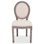 Esszimmerstühle 6 Einheiten cremefarbener Stoff von vidaXL, Essstühle - Ref: Foro24-274620, Preis: 744,22 €, Rabatt: %