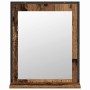Juego de muebles de baño 2 pcs Marrón 80 x 33 x 60 cm