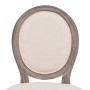 Esszimmerstühle 6 Einheiten cremefarbener Stoff von vidaXL, Essstühle - Ref: Foro24-274620, Preis: 744,22 €, Rabatt: %