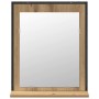 Juego de muebles de baño 2 pcs Marrón 80 x 33 x 60 cm