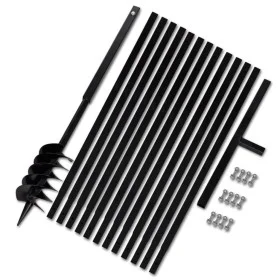 Earth Drill With Handle 120 mm With Extension Tube 13 M Steel by vidaXL, Helical augers - Ref: Foro24-270525, Price: 149,86 €...