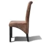 Sillas de comedor 4 unidades cuero sintético marrón de vidaXL, Sillas de comedor - Ref: Foro24-270553, Precio: 430,71 €, Desc...