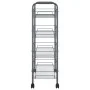 Küchenwagen 4 Ebenen Grauguss 46x26x85 cm von vidaXL, Küchen- und Speisewagen - Ref: Foro24-336327, Preis: 46,16 €, Rabatt: %