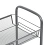 Küchenwagen 4 Ebenen Grauguss 46x26x85 cm von vidaXL, Küchen- und Speisewagen - Ref: Foro24-336327, Preis: 49,10 €, Rabatt: %
