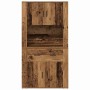 Highboard Madera vieja 80 x 33 x 150 cm Madera contrachapada