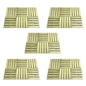 Porch tiles 30 units green wood 50x50 cm by vidaXL, Floors and carpets - Ref: Foro24-276433, Price: 401,74 €, Discount: %