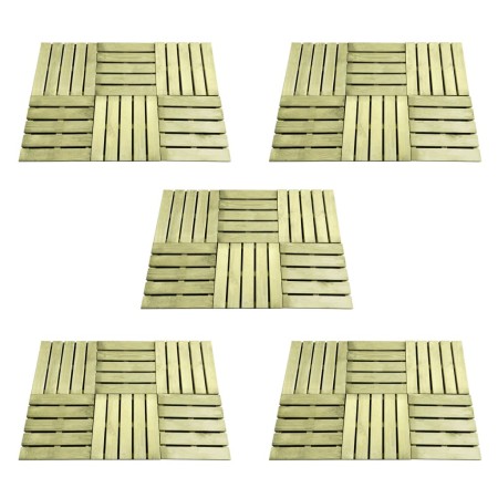 Porch tiles 30 units green wood 50x50 cm by vidaXL, Floors and carpets - Ref: Foro24-276433, Price: 401,74 €, Discount: %