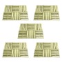 Verandafliesen 30 Einheiten grünes Holz 50x50 cm von vidaXL, Böden und Teppiche - Ref: Foro24-276433, Preis: 401,74 €, Rabatt: %