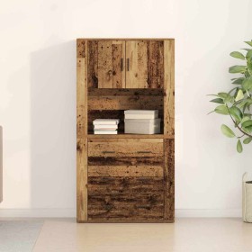 Altillo Madera vieja 80 x 33 x 150 cm Madera contrachapada