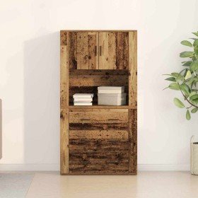 Altillo Madera vieja 80 x 33 x 150 cm Madera contrachapada