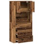 Altillo Madera vieja 80 x 33 x 150 cm Madera contrachapada