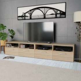 Mueble de TV 2 piezas madera de ingeniería roble 95x35x36 cm de vidaXL, Muebles TV - Ref: Foro24-275111, Precio: 137,96 €, De...