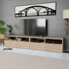 TV-Schrank, 2-teilig, aus Eichenholz, 95 x 35 x 36 cm von vidaXL, TV-Möbel - Ref: Foro24-275111, Preis: 139,56 €, Rabatt: %