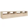 Mueble de TV 2 piezas madera de ingeniería roble 95x35x36 cm de vidaXL, Muebles TV - Ref: Foro24-275111, Precio: 137,96 €, De...