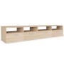TV-Schrank, 2-teilig, aus Eichenholz, 95 x 35 x 36 cm von vidaXL, TV-Möbel - Ref: Foro24-275111, Preis: 139,56 €, Rabatt: %