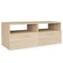 Mueble de TV 2 piezas madera de ingeniería roble 95x35x36 cm de vidaXL, Muebles TV - Ref: Foro24-275111, Precio: 137,96 €, De...