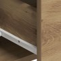 Altillo Roble artisan 80 x 33 x 150 cm Madera contrachapada