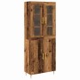Alacena 2 pcs Madera vieja 69.5 x 34 x 180 cm