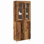Alacena 2 pcs Madera vieja 69.5 x 34 x 180 cm